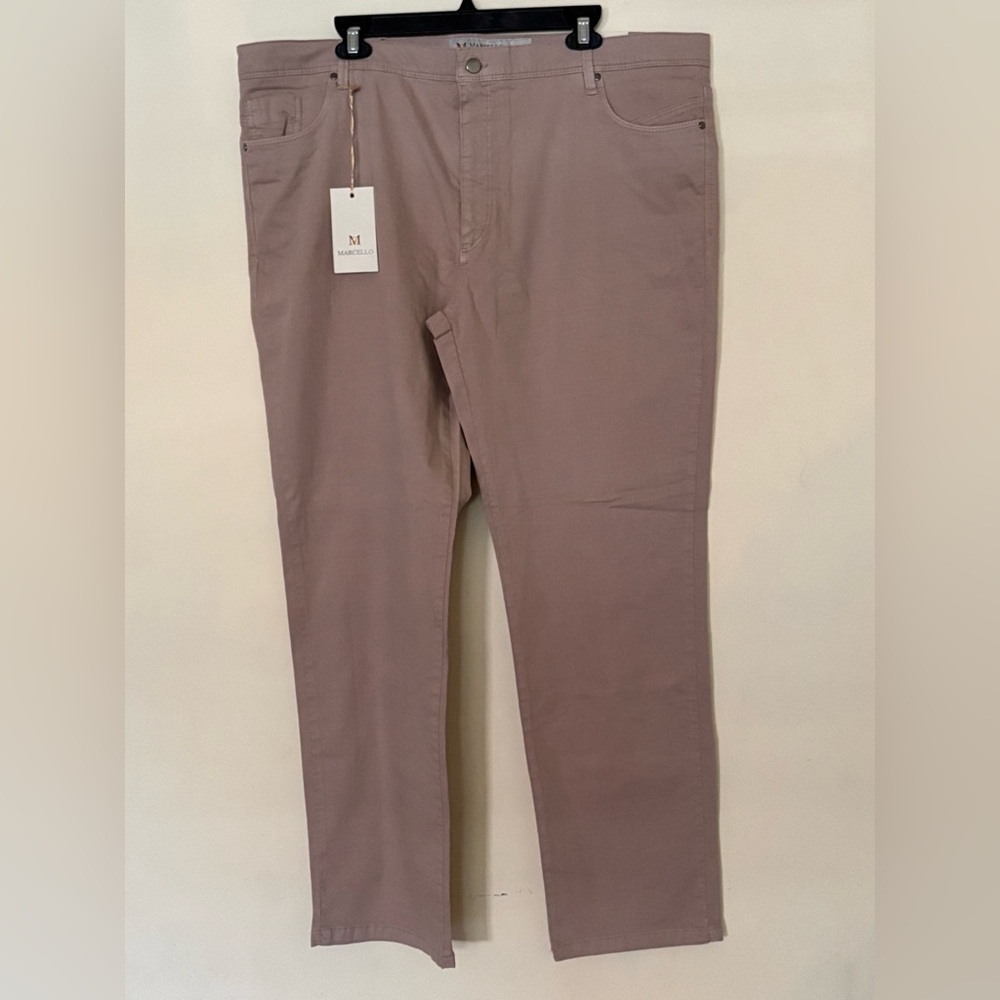 Marcello Sport Men’s Tan Straight-Leg Jeans